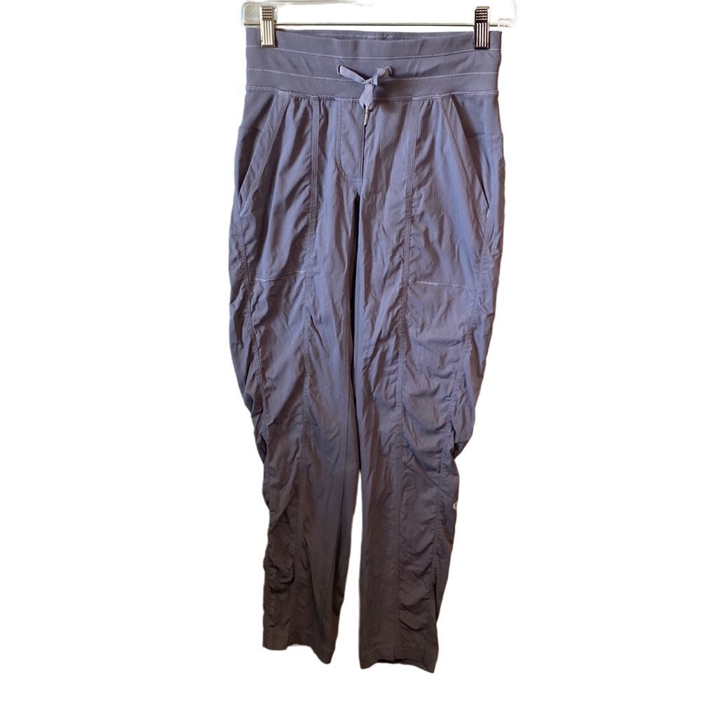 Lululemon Periwinkle Purple Lined Studio Dance Drawstring Pants